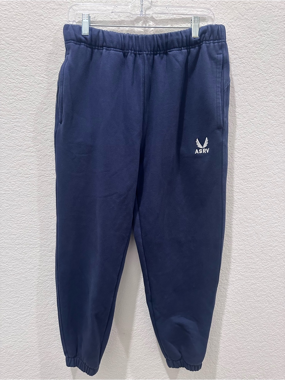ASRV Navy Fleece‎ Jogger Sweatpants Medium